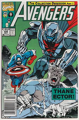 Buy Avengers 334 NM+ 9.6 Marvel 1991 Andy Kubert • 4£