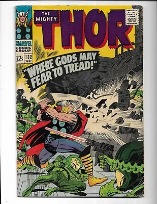 Buy Thor 132 - Vg+ 4.5 - 1st Sir Porga - 1st Appearance Of Ego - Jane Foster (1966) • 27.71£