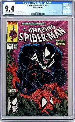 Buy Amazing Spider-Man #316D CGC 9.4 1989 3849484014 • 197.05£