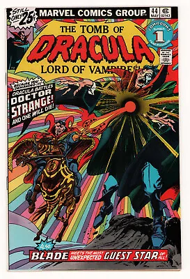 Buy Tomb Of Dracula #44 BLADE, DOCTOR STRANGE, GENE COLAN, Marvel 1976 VF- • 18.18£