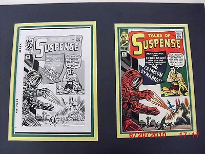 Buy Production Art JACK KIRBY DON HECK Tales Of Suspense #46 Matted W/cover Print • 135.83£