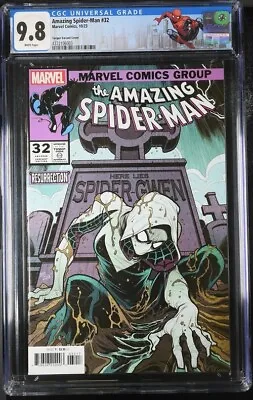 Buy Amazing Spider-Man 32 CGC 9.8 Torque Variant Web Of Spider-Man 32 Homage • 78.87£