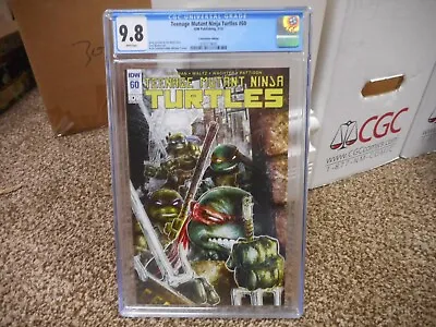 Buy Teenage Mutant Ninja Turtles 60 Cgc 9.8 IDW 2016 Convention Edition WHITE Pgs NM • 241.28£
