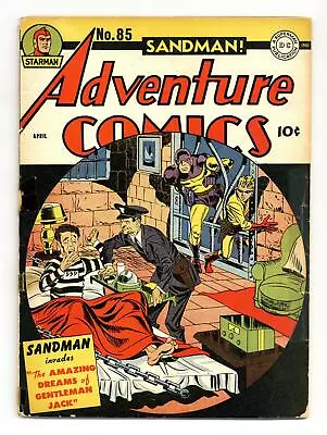 Buy Adventure Comics #85 GD+ 2.5 RESTORED 1943 • 337.47£