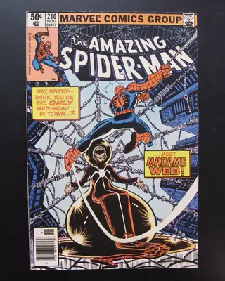 Buy Marvel Comics Group Comic Book Amazing Spider-Man #210 Madame Web Color 1980 • 95.14£