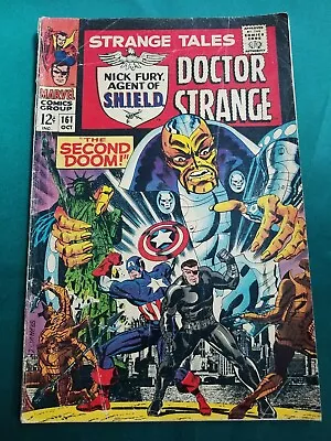 Buy Strange Tales #161 Marvel Comics 1967 Steranko Nick Fury Dr. Strange VG • 15.95£