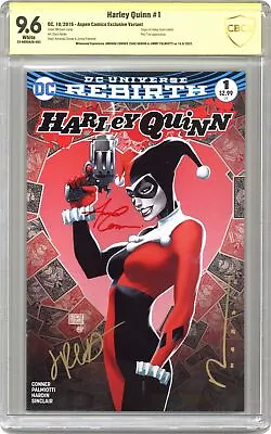 Buy Harley Quinn #1 Turner Aspen Variant CBCS 9.6 SS Conner/ Hardin/ Palmiotti 2016 • 90.92£