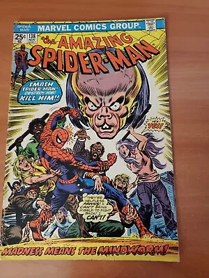 Buy Amazing Spider-Man 138 FN / 1st Mindworm / (1974) • 16.08£