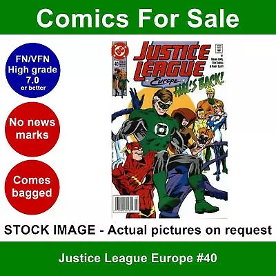 Buy DC Justice League Europe #40 Comic - FN/VFN Clean 01 July 1992 • 4.99£
