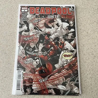 Buy Deadpool Black White And Blood 1A Kubert NM 2021 • 3.96£