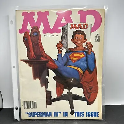 Buy Mad Magazine Issue # 243 December 1983 Superman III Free Shipping • 10.27£