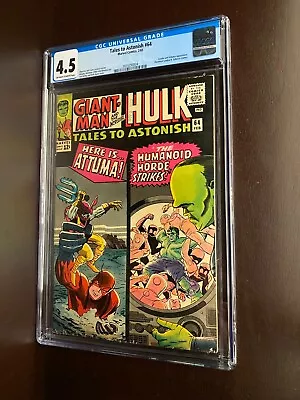 Buy Tales To Astonish #64 (1965)  / CGC 4.5 / 1st Leader Cover Appearance • 47.17£