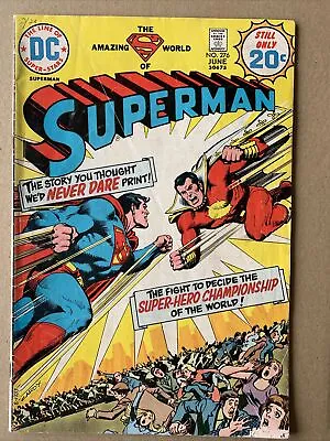 Buy DC Comics Superman #276 1st Captain Thunder Shazam Bronze 1974 • 34.99£
