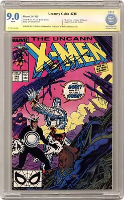 Buy Uncanny X-Men #248 CBCS 9.0 SS Chris Claremont 1989 7011697-AA-066 • 78.02£