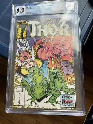 Buy Thor #364 CGC 9.2 1986 3978613024 1st THROG Puddlegulp Frog! KEY! • 55.17£