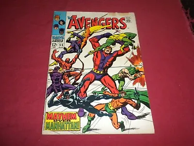 Buy BX6 Avengers #55 Marvel 1968 Comic 3.5 Silver Age 1ST ULTRON! SEE STORE! • 31.77£