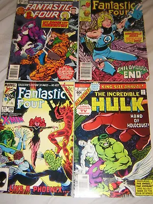 Buy 3 Fantastic Four Comic Books #s 193, 245, 286, + 1 Incredible Hulk Annual #7 • 31.98£