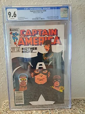 Buy CGC 9.6 Captain America #290 Newsstand 1st Appearance Mother Superior • 110.37£
