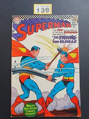 Buy SUPERMAN  # 196  DC COMICS  1967  1st APP  THE THING 40K A.D. • 19.99£