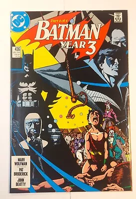 Buy Batman #436 Dc Comics 1989 Vf/nm 9.0 1st Appearance Tim Drake Combined Shipping • 14.63£