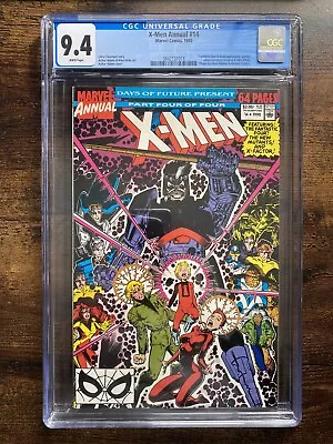 Buy Marvel Comics Uncanny X-Men Annual #14 1st Cameo Appearance Gambit CGC 9.4 1990 • 99.99£