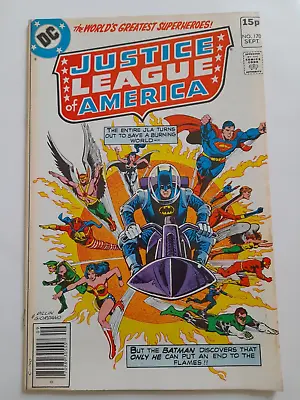 Buy Justice League Of America #170 Sept 1980 FINE+ 6.5  While A World Lies Burning  • 4.99£