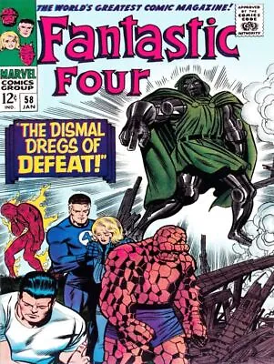 Buy Fantastic Four #58 NEW METAL SIGN: Doctor Doom - Dismal Dregs Of Defeat • 15.72£