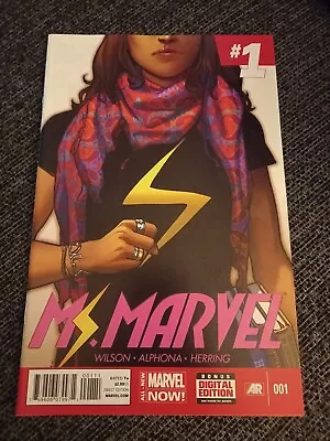 Buy Ms Marvel  # 1 Mint Condition 1st Press 00111 Kamala Khan Scarce! Disney + • 25£