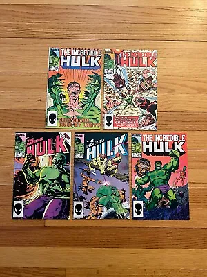 Buy Incredible Hulk #312 313 314 315 #316 Marvel 1st App Brian Banner Mignola 1985 F • 25.61£