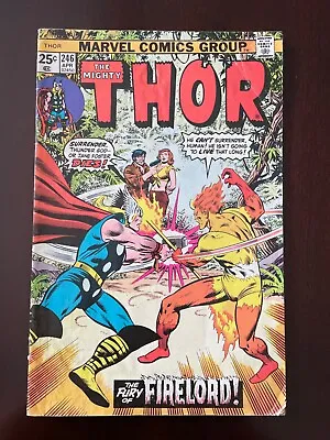 Buy Thor #246 Vol 1 Marvel 1986 Key 1st App Snaykar Contains Marvel Value Stamp B73 • 7£