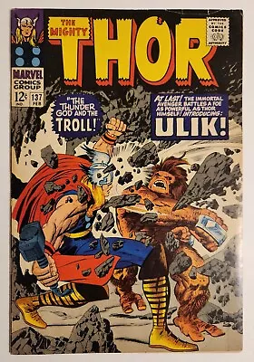 Buy Thor #137 (1967, Marvel) VG 2nd App Of Sif 1st App Of Ulik • 12.80£