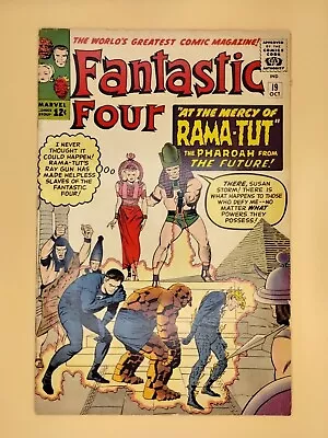 Buy Fantastic Four #19 ~ 1963 Marvel Comics ~ 1st Kang As Pharaoh Rama-Tut~ Nice  • 319.80£