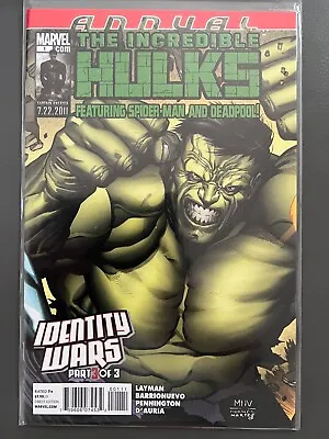 Buy The Incredible Hulks Annual #1 Marvel Comics (2011) 1st Ghost Spider • 14.95£