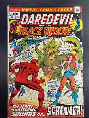 Buy Daredevil And The Black Widow The Screamer #101 July 1973 Marvel Comics • 15.80£