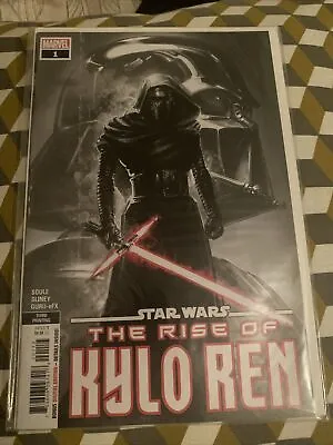 Buy Marvel Comics Star Wars The Rise Of Kylo Ren Issue #1 3rd Printing B&w Variant  • 15£