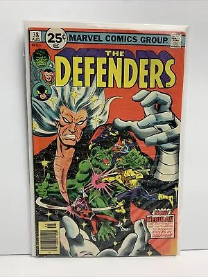 Buy Defenders #38 Red Guardian, Nebulon, Hulk, Doctor Strange - 1976 Marvel Comic • 3.90£