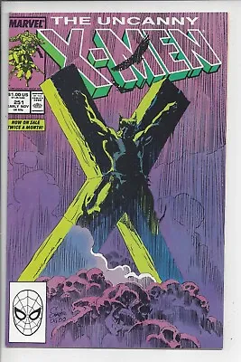 Buy Uncanny X-Men #251 NM-(9.0) 1989 - Classic Silvestri Crucifixion Cover • 11.83£