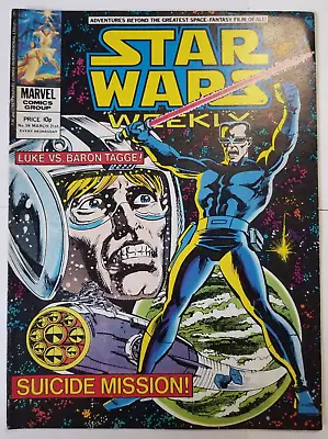 Buy Star Wars Weekly #56 FN (Mar 21 1979, Marvel UK) Luke Vs Baron Tagge • 14.40£