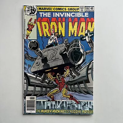 Buy Marvel Comics The Invincible Iron Man #116 VF 1978 Madam Masque • 3.96£