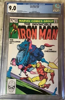Buy Iron Man 163 CGC 9.0 Marvel 1982 Comic Book • 31.62£