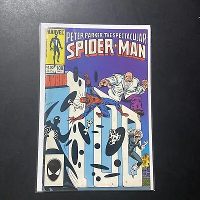 Buy Peter Parker Spectacular Spider-Man 1985 #100 Spot Key Spider-verse  MCU • 6.30£