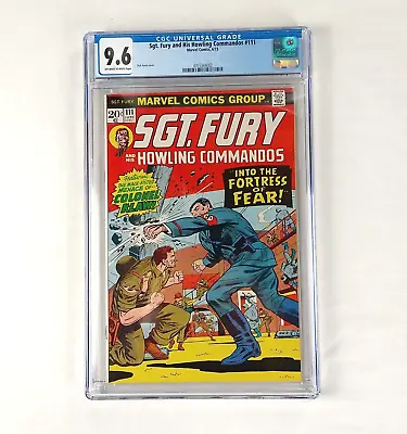 Buy Sgt. Fury And His Howling Commandos #111 CGC 9.6 NM+ (1975 Marvel) Comic • 78.27£
