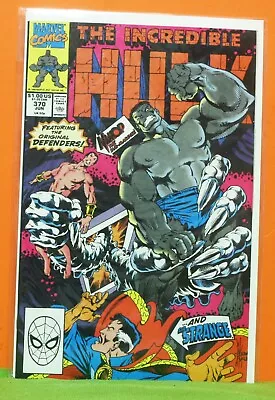 Buy Incredible Hulk #370 - Marvel Comic 1990 **beauty!** (with Dr. Strange) • 7.20£
