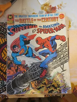 Buy Superman Vs. The Amazing Spider-Man #1 Treasury 1976  Low Grade Cool Story • 99.94£
