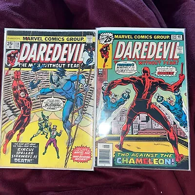 Buy Daredevil 118 And 134 Marvel Comics 2 Issue Lot • 9.48£
