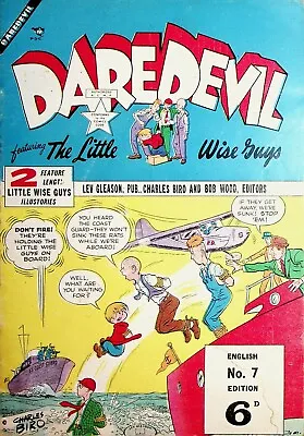 Buy Daredevil Comic 1941 No 7 UK Edition US #88 6d Rare Magazine Vintage Lev Gleason • 21.95£