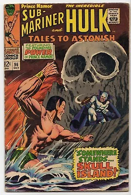 Buy Tales To Astonish #96 - Marvel Comics 1967 - Sub-Mariner & Incredible Hulk  • 13.58£