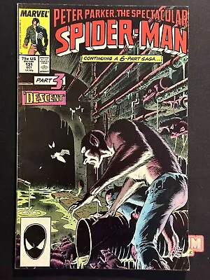 Buy Peter Parker The Spectacular Spider-Man #131 Kraven Pt 3 Marvel Comic 1987 • 3.15£