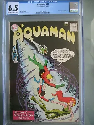 Buy Aquaman #11 CGC 6.5 DC Comics 1963 1st App Mera • 647.52£