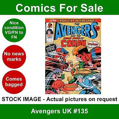 Buy Avengers UK #135 Comic - VG/FN Clean 17 April 1976 - Marvel UK • 5.99£